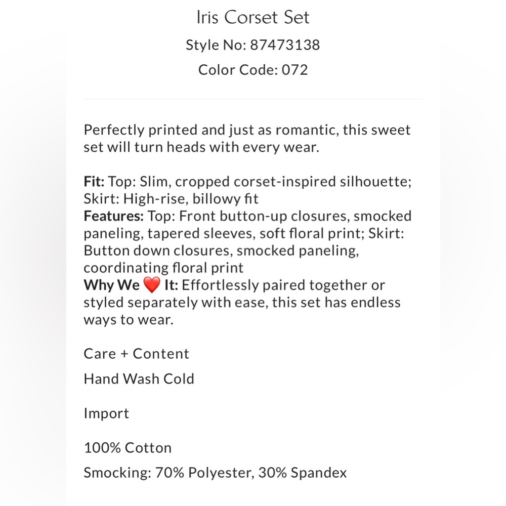 Free People Iris corset set - Picture 6 of 11